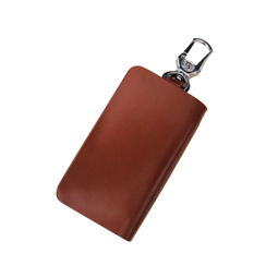 精致出行，守护钥匙的质感之选 思卡丽头层牛皮钥匙包